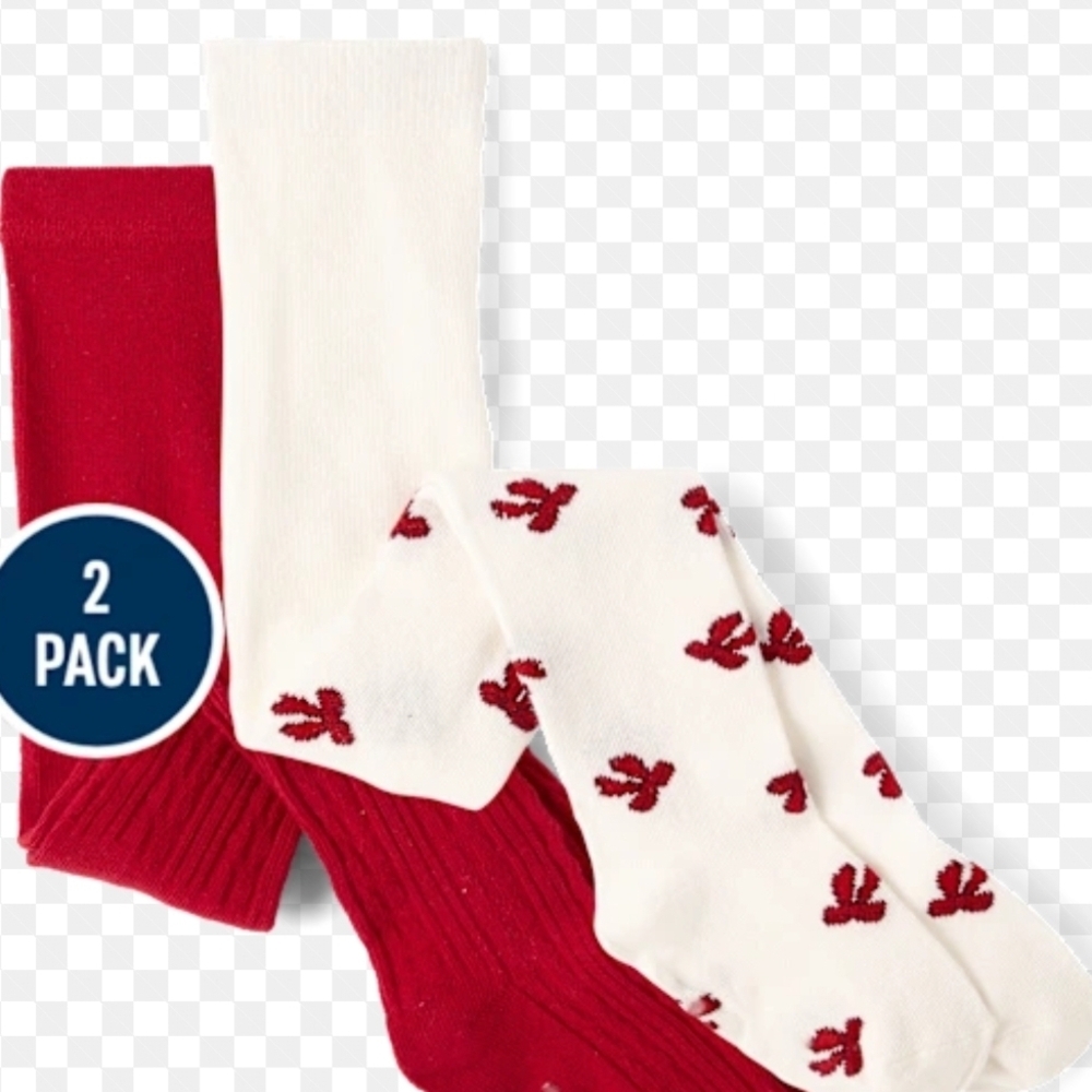 Gymboree Red and White Kids Leggings 2-Pack